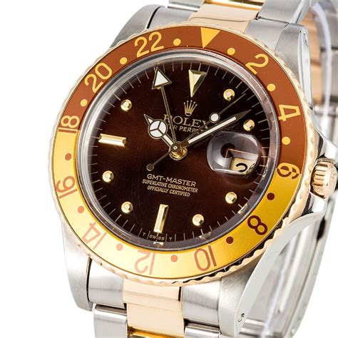 rolex 16753 red gmt hand|Rolex submariner root beer.